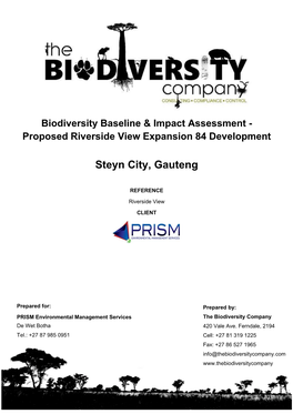 Biodiversity Baseline & Impact Assessment