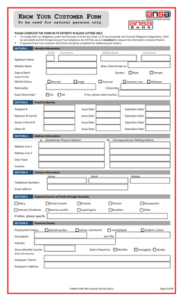 ABL KYC Form