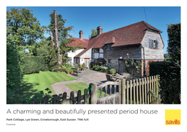 A Charming and Beautifully Presented Period House