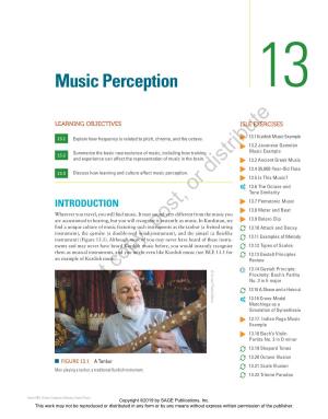 Music Perception 13