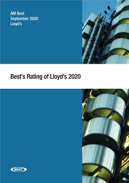 Lloyd's Credit Report
