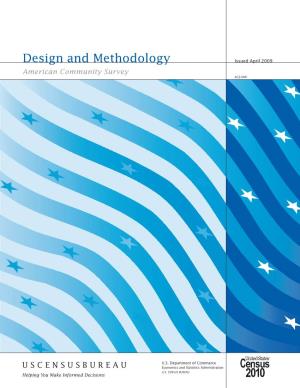 American Community Survey Design and Methodology