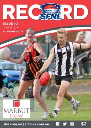 2016 SFNL Record Issue 10 (Marbut Stone Round)