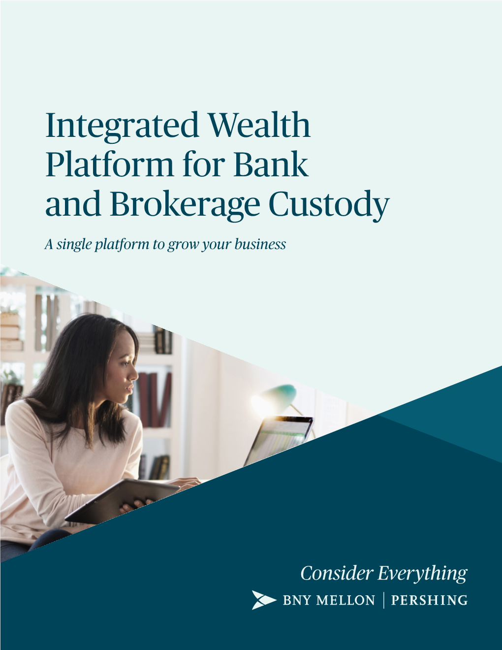 Integrated Wealth Platform for Bank and Brokerage Custody a Single Platform to Grow Your Business