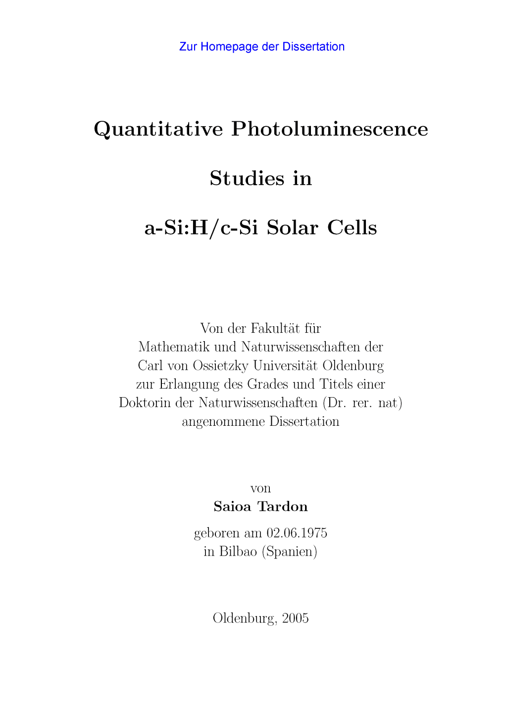Quantitative Photoluminescence Studies in A-Si:H/C-Si Solar Cells