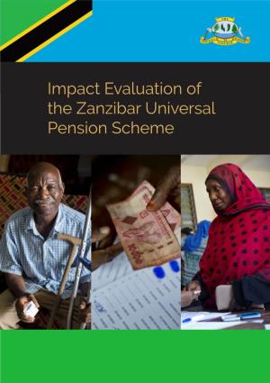 Impact Evaluation of the Zanzibar Universal Pension Scheme