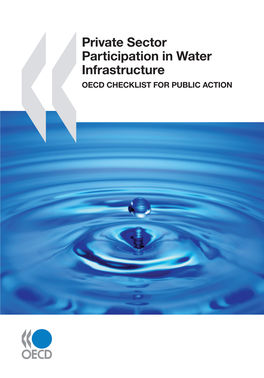 Private Sector Participation in Water Infrastructure