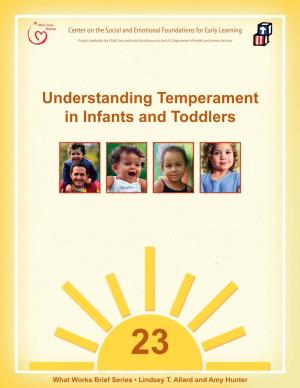 Understanding Temperament in Infants and Toddlers