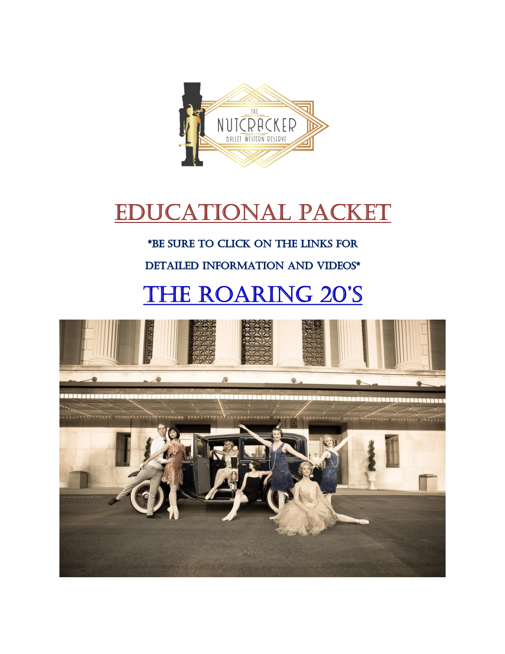 Educational Packet the Roaring 20'S