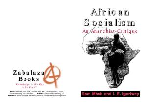 African Socialism: an Anarchist Critique - Page 20