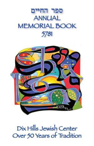 Annual Memorial Book 5781