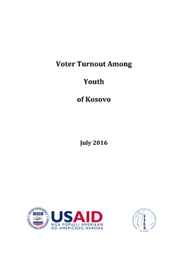 Voter Turnout Among Youth of Kosovo