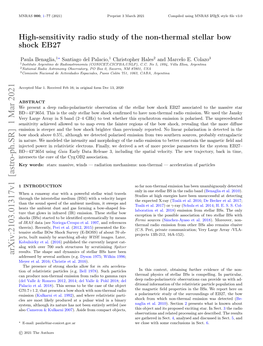 High-Sensitivity Radio Study of the Non-Thermal Stellar Bow Shock EB27