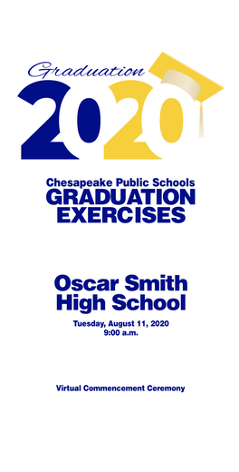GRADUATION EXERCISES Oscar Smith High School