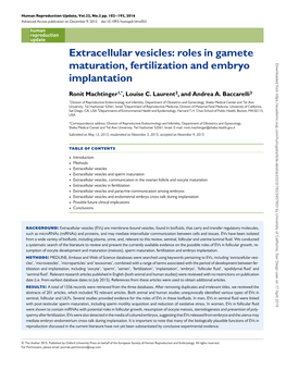 Extracellular Vesicles