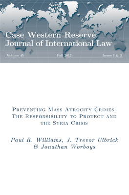 Case Western Reserve Journal of International Law