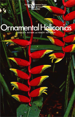 Ornamental Heliconias DONALD P