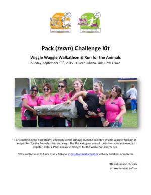 Pack (Team) Challenge Kit