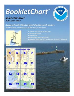 Saint Clair River NOAA Chart 14852