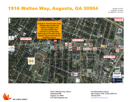 1916 Walton Way, Augusta, GA 30904 Longitude -82.00105 Tax Map 035-3-414-00-0