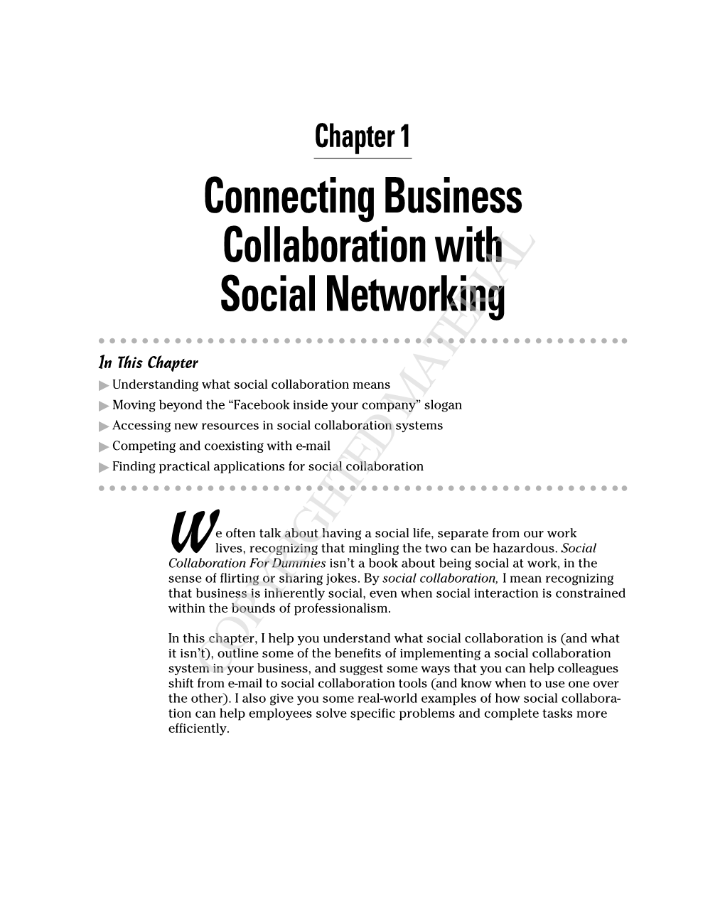 Connecting Business Collaboration with Social Networking