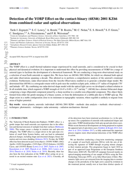 (68346) 2001 KZ66 from Combined Radar and Optical Observations