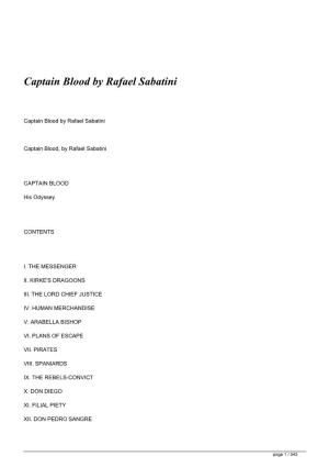 Captain Blood by Rafael Sabatini&lt;/H1&gt;
