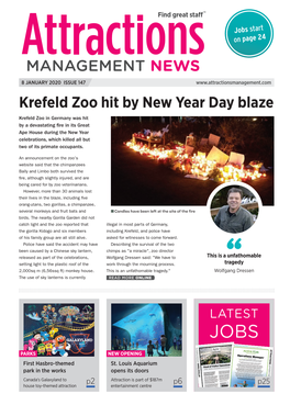 Attractions Management News 8Th January 2020 Issue