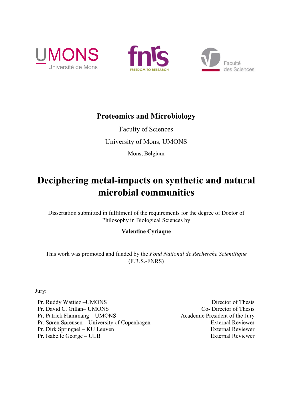 Deciphering Metal-Impacts on Synthetic and Natural Microbial Communities