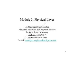 Module 3: Physical Layer