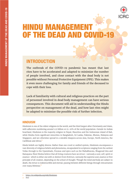 Hindu Management of the Dead and Covid-19