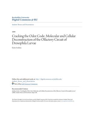 Cracking the Odor Code: Molecular and Cellular Deconstruction of the Olfactory Circuit of Drosophila Larvae Kenta Asahina