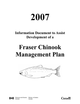 Fraser Chinook Management Plan