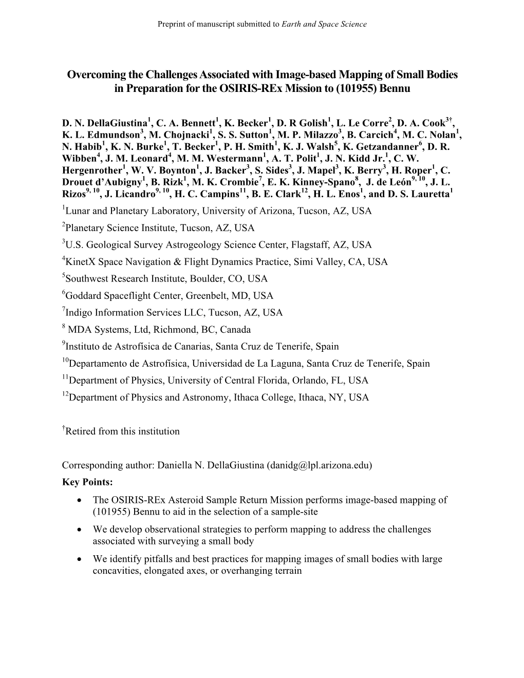 Overcoming the Challenges Associated with Image-Based Mapping of Small Bodies in Preparation for the OSIRIS-Rex Mission to (101955) Bennu