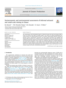 Bansah Et Al. 2018 Cleaner Production.Pdf