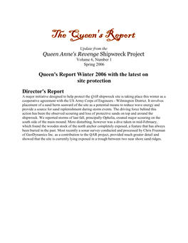 Spring 2006 Queen's Report Winter 2006 with the Latest on Site Protection