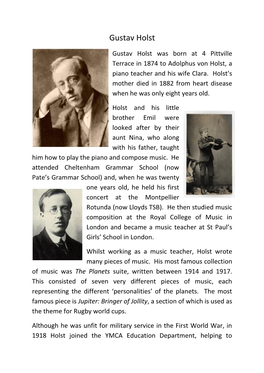 Gustav Holst (PDF)