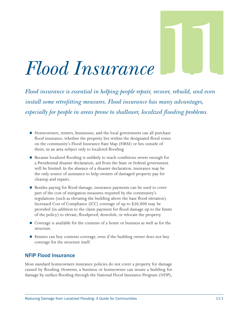 Flood Insurance