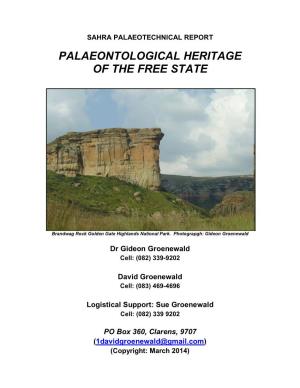 Palaeontological Heritage of the Free State