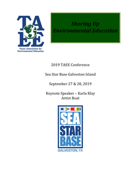 2019 TAEE Conference Sea Star Base Galveston Island September