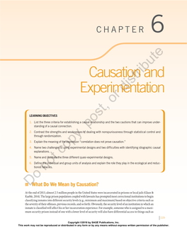 Causation and Experimentation