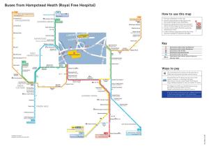 Buses from Hampstead Heath (Royal Free Hospital)