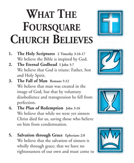 What the Foursquare Church Believes