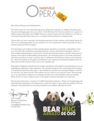 Bear Hug/Abrazo De Oso —An Opera I Had the Pleasure of Creating Myself