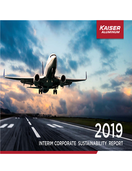Interim Corporate Sustainability Report