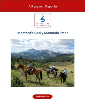 Montana's Rocky Mountain Front