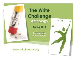 The Write Challenge Anthology