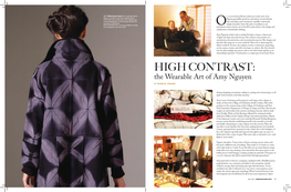 HIGH CONTRAST: the Wearable Art of Amy Nguyen by MARCIA YOUNG