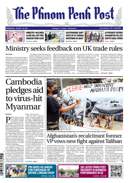 Cambodia Pledges Aid to Virus-Hit Myanmar