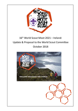 16Th World Scout Moot 2021 – Ireland: Update & Proposal to The